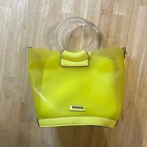 Yellow aldo bag